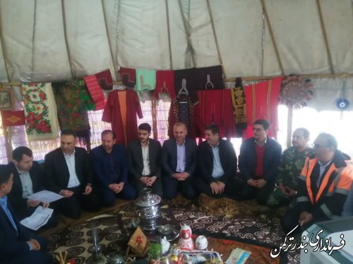بازدید معاون توسعه مدیریت و منابع استاندار از اقدامات ستاد خدمات سفر شهرستان