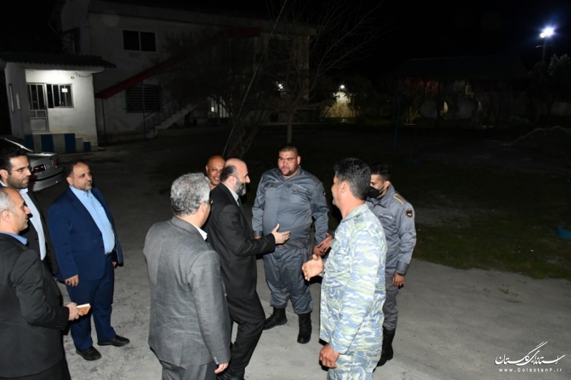 بازدید معاون سیاسی امنیتی اجتماعی استاندار از پایگاه یگان حفاظت شیلات خواجه نفس