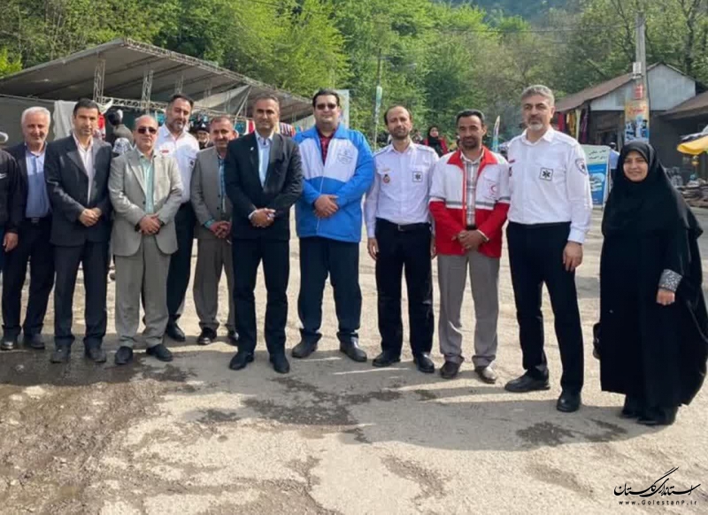 بازدید رئیس دانشگاه علوم پزشکی گلستان مراکز امدادی شهری شرق استان