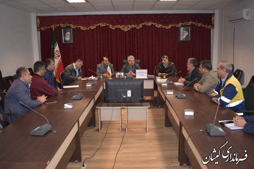 برگزاری جلسه‌ ستاد ساماندهی سواحل شهرستان گمیشان