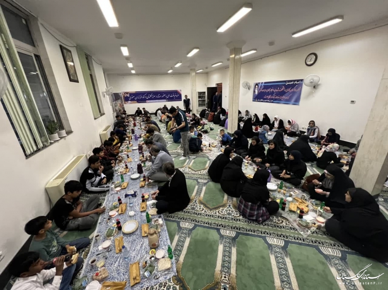 مراسم افطاری استاندار گلستان با ایتام