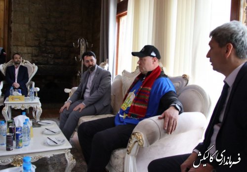 با استقبال فرماندار گالیکش، استاندار آستراخان روسیه وارد گلستان شد