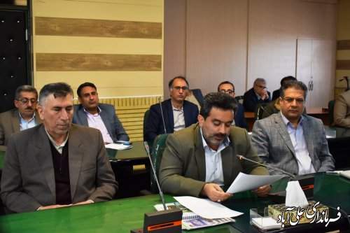 اولین جلسه شورای اداری شهرستان علی آبادکتول برگزار شد