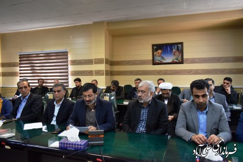 اولین جلسه شورای اداری شهرستان علی آبادکتول برگزار شد