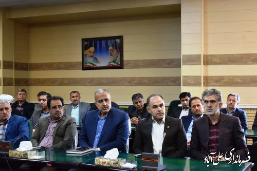 اولین جلسه شورای اداری شهرستان علی آبادکتول برگزار شد