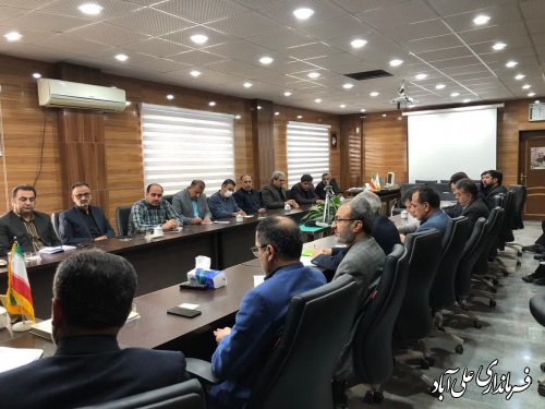 اولین جلسه شورای آموزش وپرورش شهرستان علی آباد‌کتول برگزار شد
