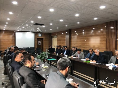 اولین جلسه شورای آموزش وپرورش شهرستان علی آباد‌کتول برگزار شد
