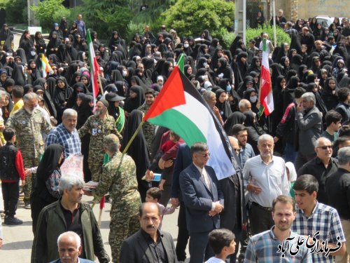 روز قدس روز ایستادگی مستضعفان علیه مستکبران است