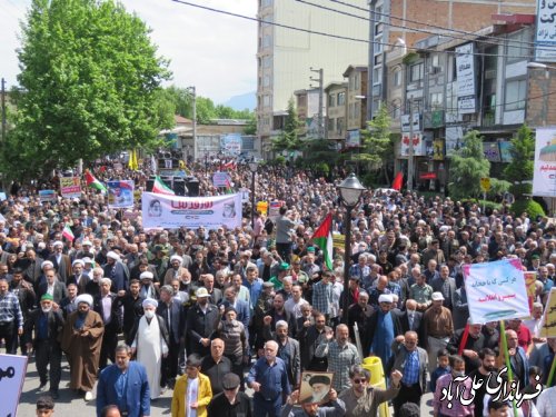 روز قدس روز ایستادگی مستضعفان علیه مستکبران است