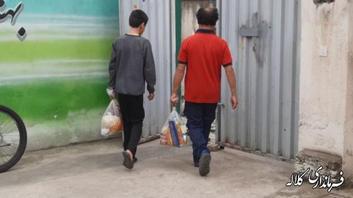 ۱۵۰ بسته ی معیشتی در کلاله با مشارکت خیریه آبشار عاطفه و اوقاف توزیع شد