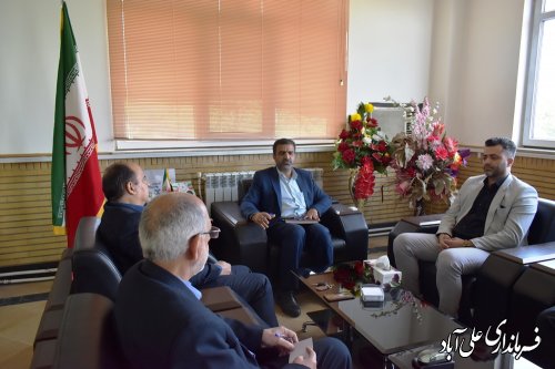 دیدار فرماندار با اعضای شورای انجمن اولیا و مربیان شهرستان علی آبادکتول