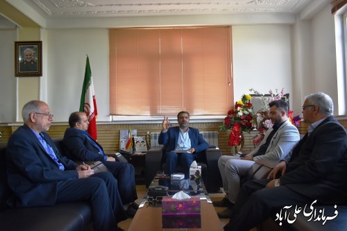 دیدار فرماندار با اعضای شورای انجمن اولیا و مربیان شهرستان علی آبادکتول