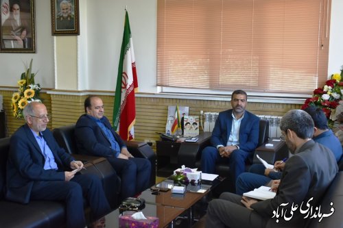 دیدار فرماندار با اعضای شورای انجمن اولیا و مربیان شهرستان علی آبادکتول