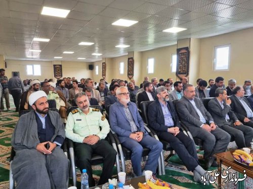 مراسم تکریم و معارفه دادستان علی آبادکتول برگزار شد