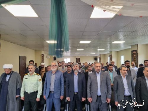 مراسم تکریم و معارفه دادستان علی آبادکتول برگزار شد