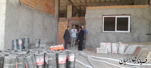 بازدید فرماندار رامیان از پروژه مرکز تخصصی تربیت مربی کشاورزی کشور در نی تپه