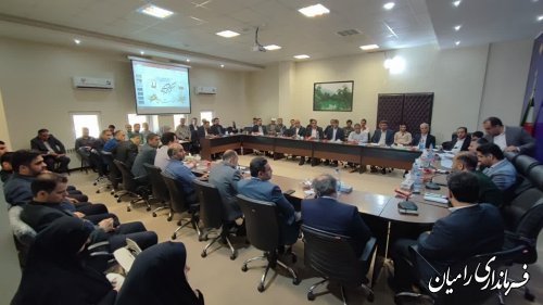 سومین جلسه شورای اداری شهرستان رامیان برگزار شد