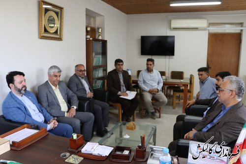 دیدار فرماندار گالیکش با مدیر امور اراضی جهاد کشاورزی استان