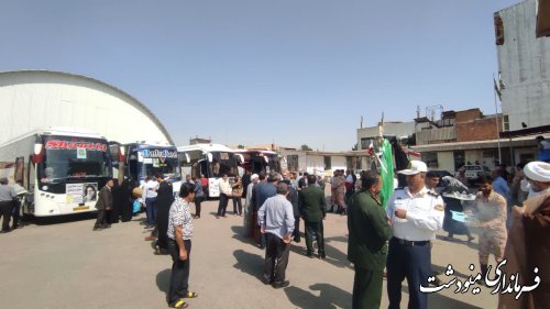 اعزام 190 نفر به مراسم سالروز ارتحال امام خمینی (ره) از شهرستان مینودشت