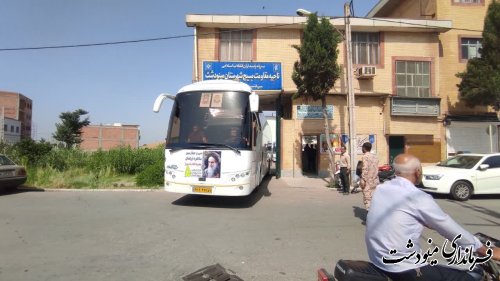 اعزام 190 نفر به مراسم سالروز ارتحال امام خمینی (ره) از شهرستان مینودشت