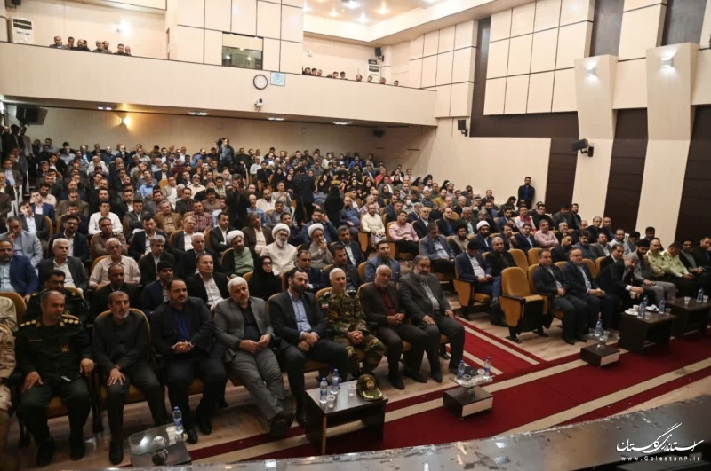 گزارش تصویری|| تکریم و معارفه فرماندار گرگان برگزار شد