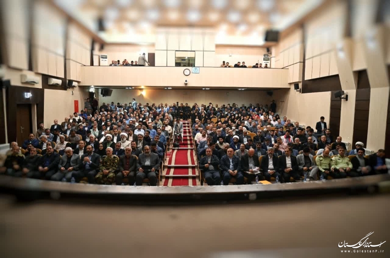 گزارش تصویری|| تکریم و معارفه فرماندار گرگان برگزار شد