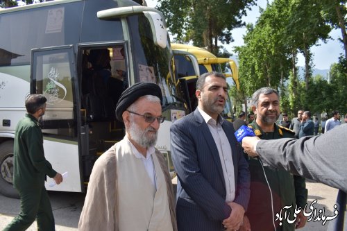 اعزام 200 زائر شهرستان علی آبادکتول به مرقد مطهر امام خمینی (ره)