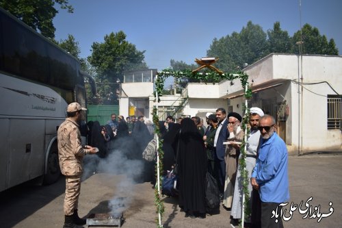 اعزام 200 زائر شهرستان علی آبادکتول به مرقد مطهر امام خمینی (ره)