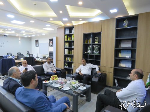 رئیس کمیسیون عمران مجلس شورای اسلامی با فرماندار علی آبادکتول دیدار کرد