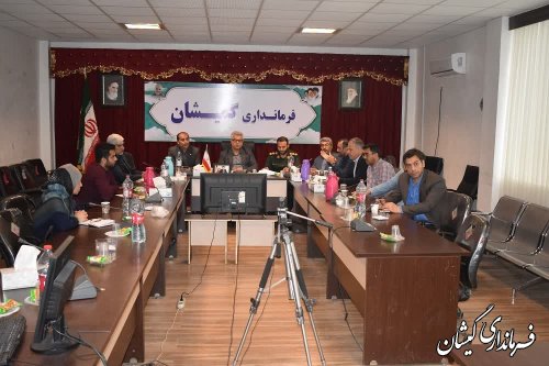 اولین جلسه شورای برنامه ریزی تحول محلات اسلامی شهرستان برگزار شد
