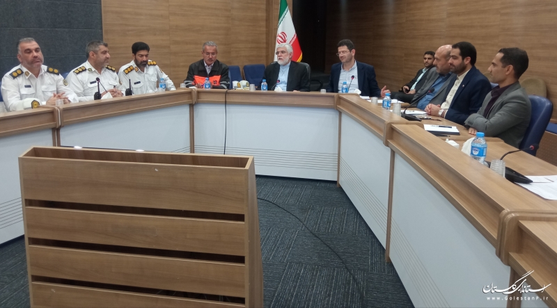 تاکید استاندار گلستان بر ارائه برنامه‌های مداخله‌ای برای کاهش تلفات جاده ای