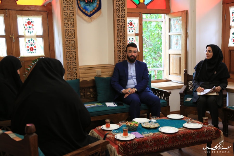 دیدار مدیرکل دفتر امور زنان و خانواده استانداري  با مدیرکل میراث‌فرهنگی، گردشگری و صنایع‌دستی استان