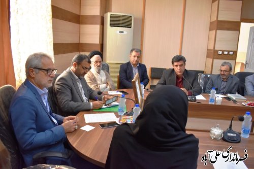 جلسه کارگروه اجتماعی ، فرهنگی ، سلامت ، زنان و خانواده شهرستان علی آبادکتول برگزار شد