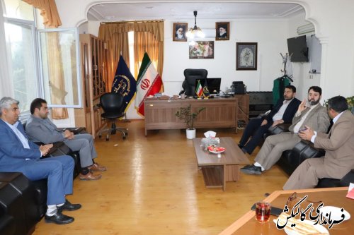دیدار و نشست فرماندار گالیکش با رئیس سازمان جهاد کشاورزی استان گلستان