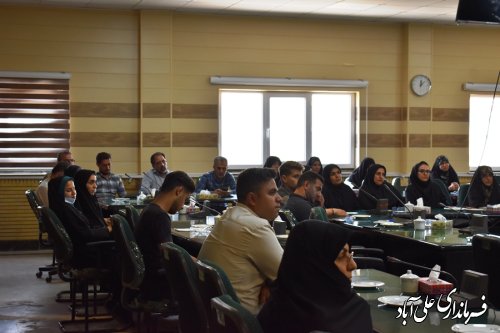 جلسه هماهنگی عوامل اجرایی برگزاری جشن وصال آیین ازدواج 330 زوج گلستانی برگزار شد