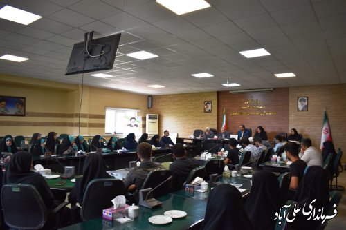 جلسه هماهنگی عوامل اجرایی برگزاری جشن وصال آیین ازدواج 330 زوج گلستانی برگزار شد