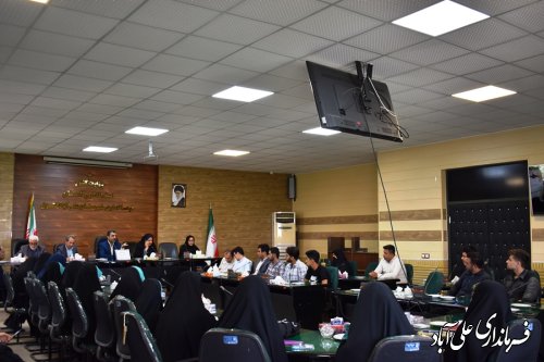 جلسه هماهنگی عوامل اجرایی برگزاری جشن وصال آیین ازدواج 330 زوج گلستانی برگزار شد