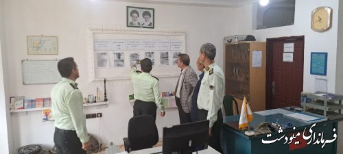  فرماندار مینودشت با فرمانده انتظامی شهرستان دیدار کرد