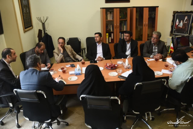 اولین جلسه شورای مدیران حوزه استاندار گلستان برگزار شد