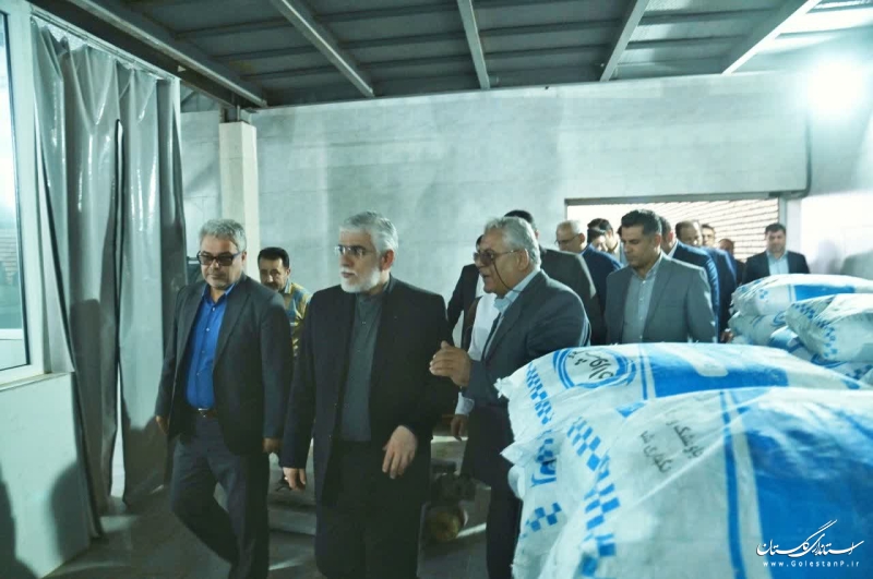 بازدید استاندار گلستان از مجتمع کشت و صنعت میانکاله بشارت