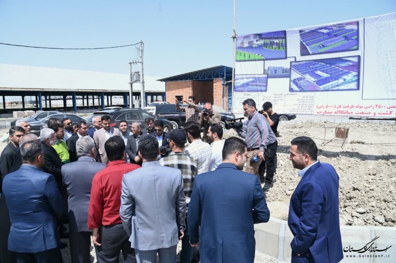 بازدید استاندار گلستان از مجتمع کشت و صنعت میانکاله بشارت