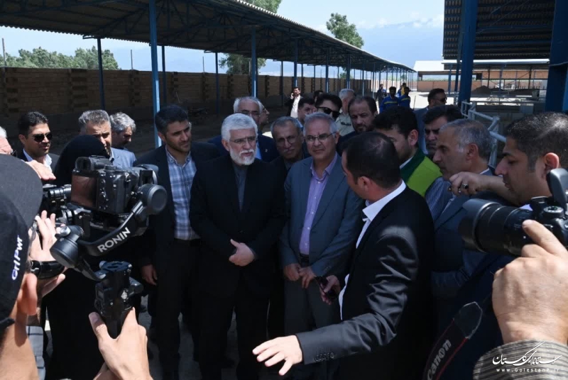 بازدید استاندار گلستان از مجتمع کشت و صنعت میانکاله بشارت