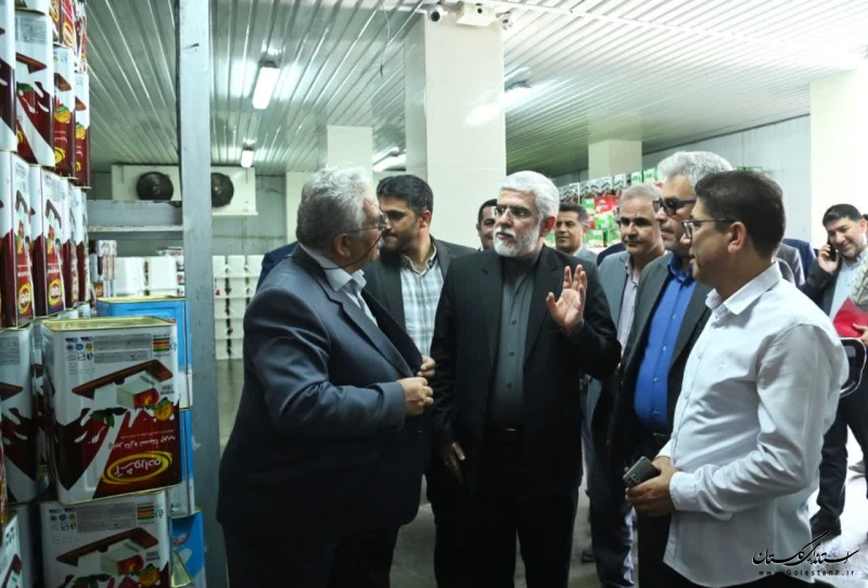 بازدید استاندار گلستان از مجتمع کشت و صنعت میانکاله بشارت