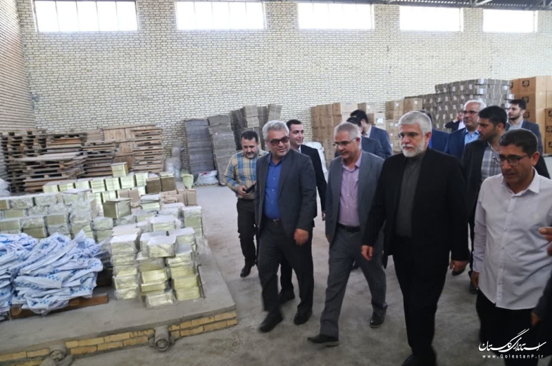 بازدید استاندار گلستان از مجتمع کشت و صنعت میانکاله بشارت