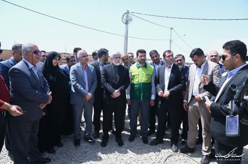 بازدید استاندار گلستان از مجتمع کشت و صنعت میانکاله بشارت