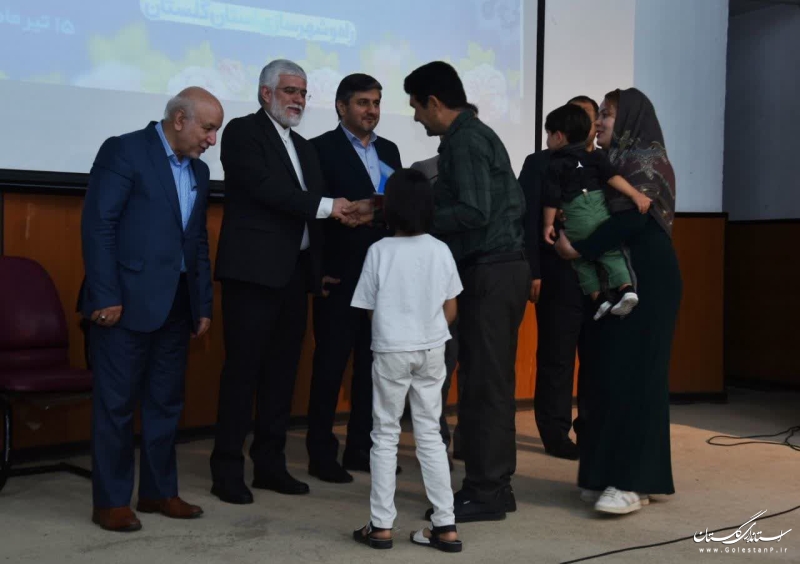 برگزاری جشن اهدا زمین رایگان با حضور  استاندار گلستان 