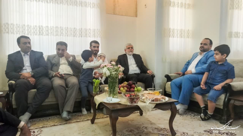 گزارش تصویری|| دیدار عیدانه استاندار گلستان از سادات