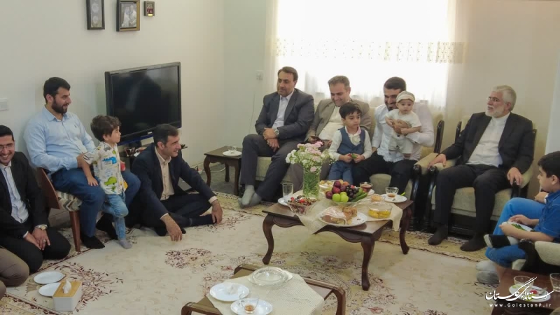 گزارش تصویری|| دیدار عیدانه استاندار گلستان از سادات