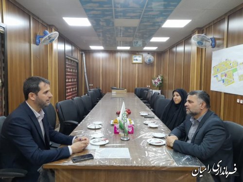 دیدار فرماندار رامیان با شهرداران تابعه شهرستان