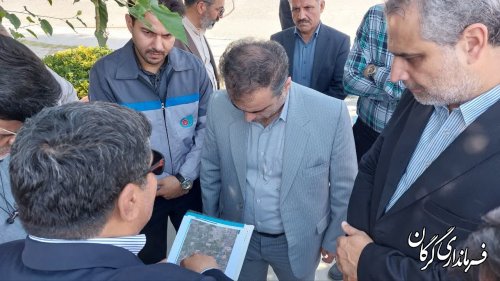 گزارش تصویری || بازدید سرپرست فرمانداری شهرستان گرگان از روند احداث دور برگردان ایمن در جاده آق قلا